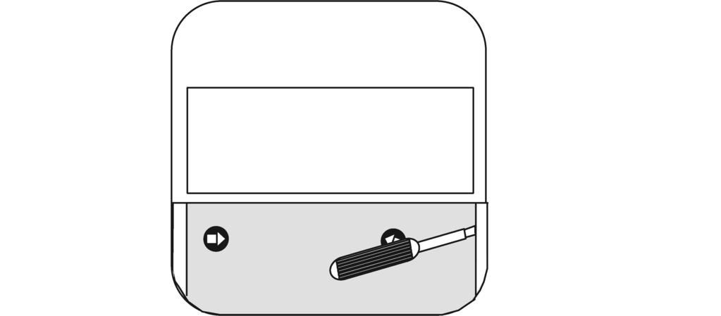 Montera avskärmning Bild 10: Demontera skydd Bild 11: Demontera designpanel Bild 12: Montering av panelserierna CD/LS och A Serie CD, LS Ta av skyddet (1) (Bild 10).