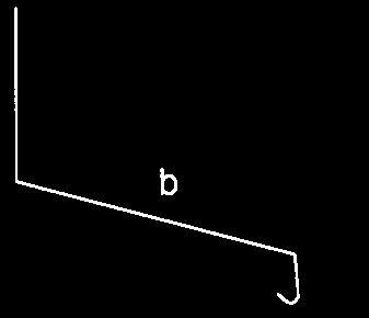 Överbleck Artikel Beskrivning Antal per kolli EAN Bredd, b = 40 mm 180011 40 svart 1200 mm 50 10 7321870800112 180013 40 svart 2000 mm 10 7321870800136 180021 40 vit 1200 mm 10 7321870800211 180023