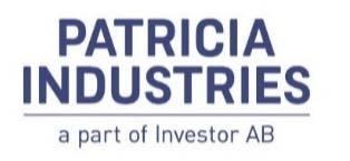 Patricia Industries, nettokassa Patricia Industries påverkade substansvärdet med 2.362 (16) under det första kvartalet 2018. Läs mer på www.patriciaindustries.