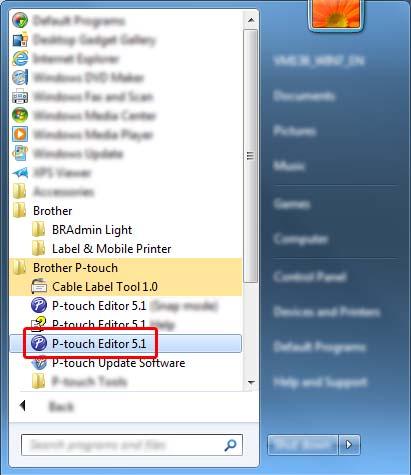 Använda displayen med touchpanel (tillbehör: PA-TDU-003) (enbart P950NW) Skapa en etikettlayout (endast Windows ) 24 Använd P-touch Editor från datorn för att skapa en mall eller layout.