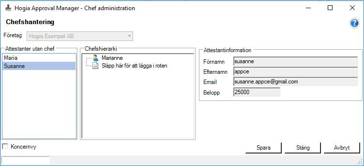 Klicka alltid på Spara innan du byter flik. Aktiva transaktioner I fliken Aktiva transaktioner ser du vilka fakturor som ligger i flödet på attestanten.