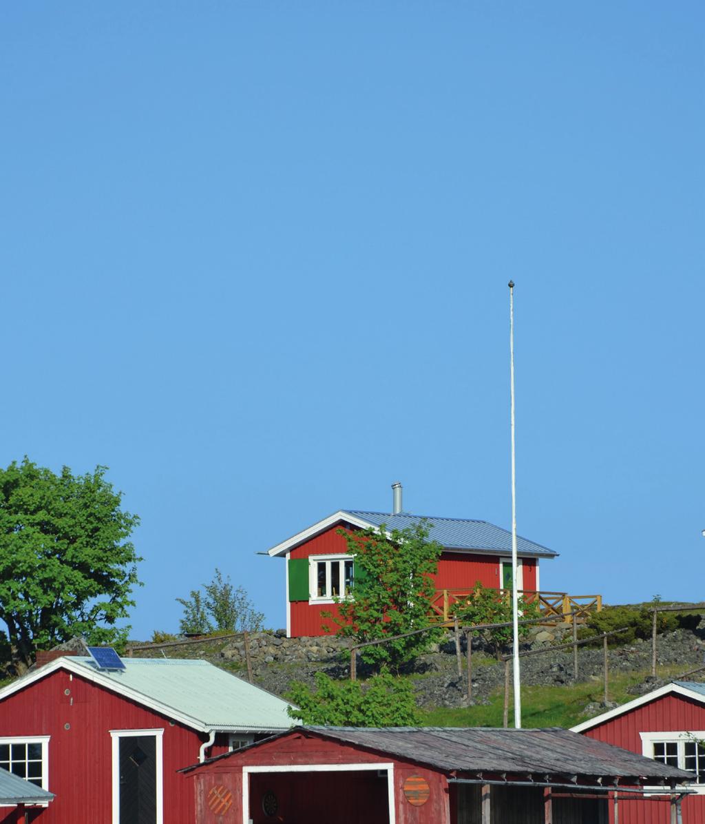 Bo i genuin skärgårdsmiljö Alla stugor bjuder på