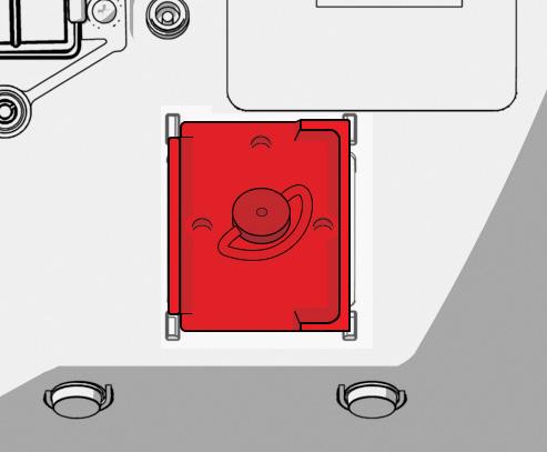 fästplatta på monitorns bakre panel. Snabbkopplingens fästplatta 5.