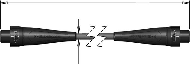 Bredd: 223 mm Djup: 80 mm Vikt: 1,0 kg 16,3 cm 223 mm 174 mm 80 mm VIDEOKABEL (ÅTERANVÄNDBART SYSTEM) 2190 ± 55 mm