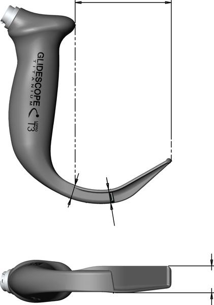 LOPRO T3 (ÅTERANVÄNDBART SYSTEM) 72 mm Höjd vid handtag: 10,8 mm Höjd vid kamera: 10,5 mm