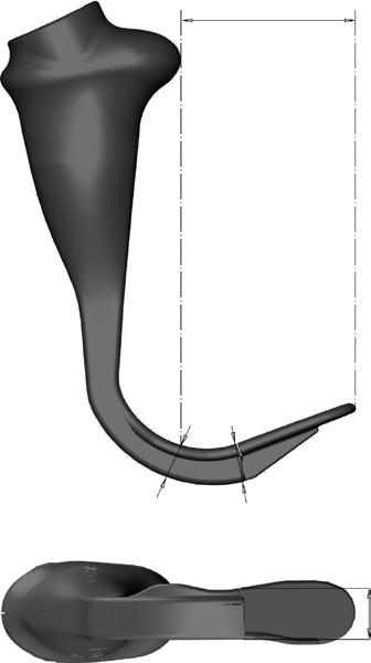 SYSTEM FÖR ENGÅNGSBRUK) 44 mm Höjd vid handtag: 8,7 mm Höjd vid kamera: 9,6 mm Bladspets till handtag: