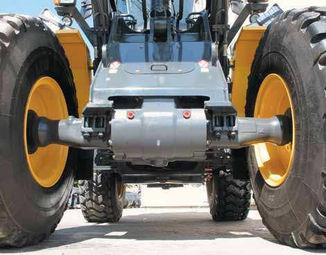 Robust och pålitlig Konstruerad och tillverkad av Komatsu Motorn, hydrauliken, drivaggregatet, främre och bakre axlarna är originalkomponenter från Komatsu.