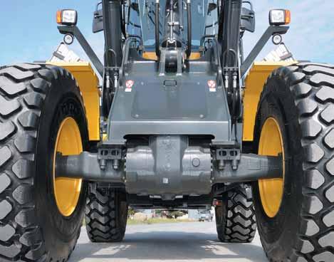 Robust och pålitlig Konstruerad och tillverkad av Komatsu Motorn, hydrauliken, drivaggregatet, främre och bakre axlarna är originalkomponenter från Komatsu.