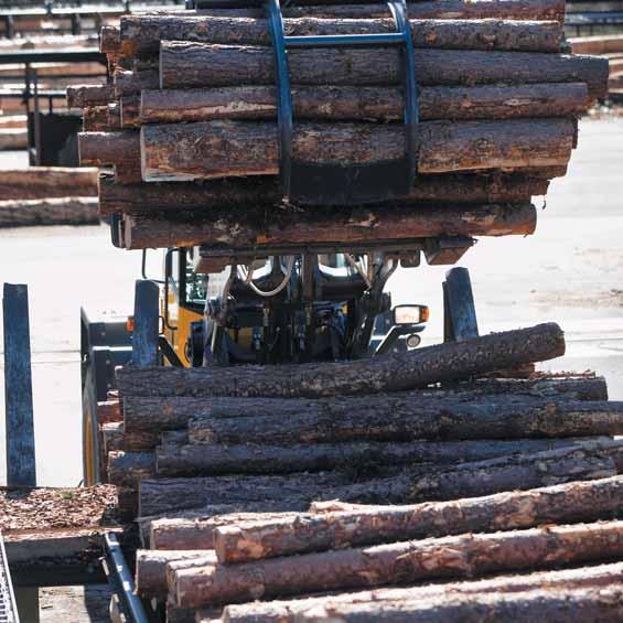 Skräddarsydda lösningar Working Gear Avdelning Komatsus hjullastare, i kombination med ett brett sortiment av genuina Komatsu redskap, erbjuder den perfekta lösningen för varje industrisektor.