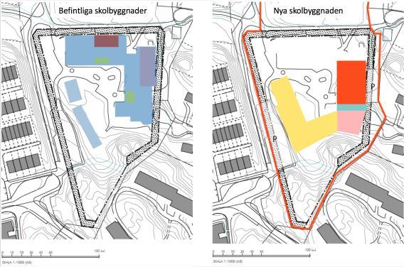 Uppdragsledare Uppdragsnummer Camilla Rydén/073-347 12 67 Datum 230 543 Uppdragsnamn 2017-04-18 Huge Utsäljeskolan 1 OBJEKT Utsäljeskolan i Huddinge ska rivas och byggas om (figur 1) och har fått i