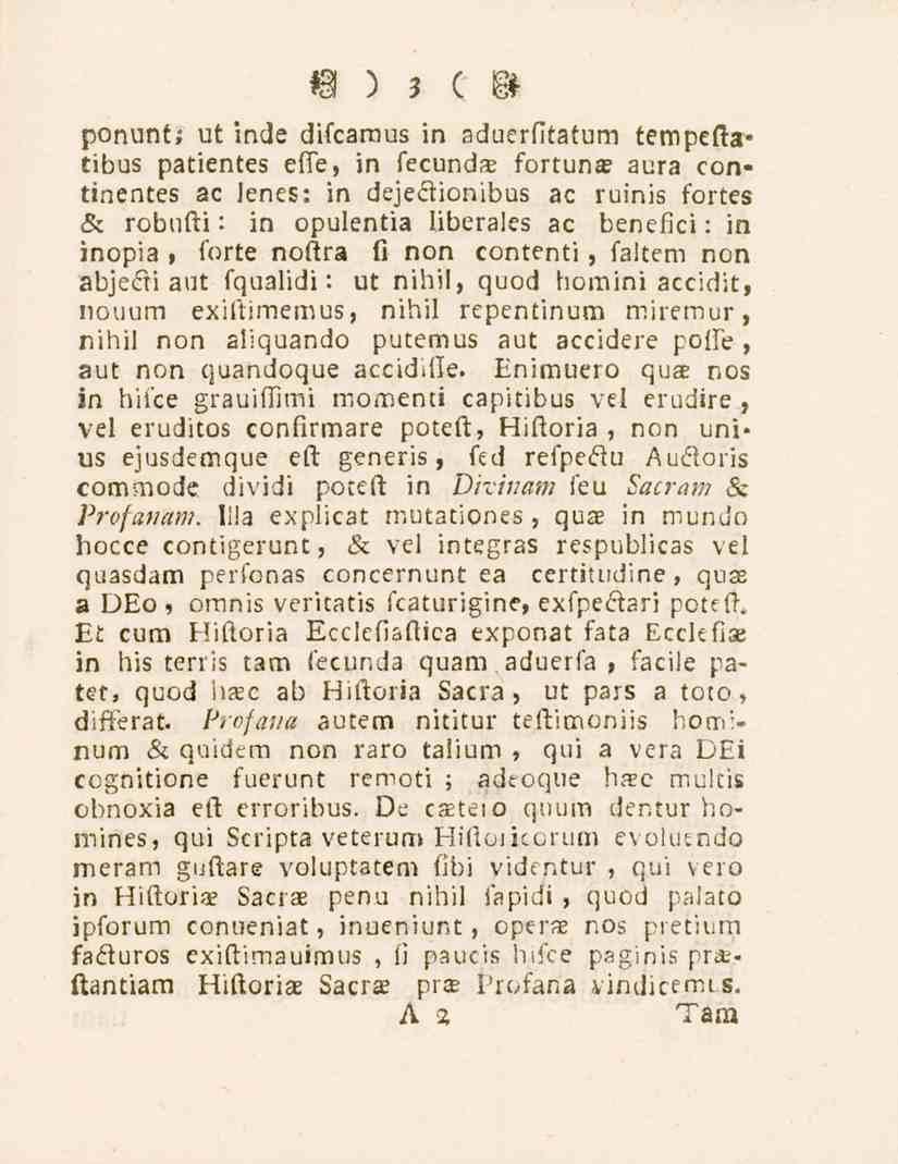 3 ponuntj ut inde difcamus in aduerfitatum teropefta* tibus patientes effe, in fecunda? Fortuna?