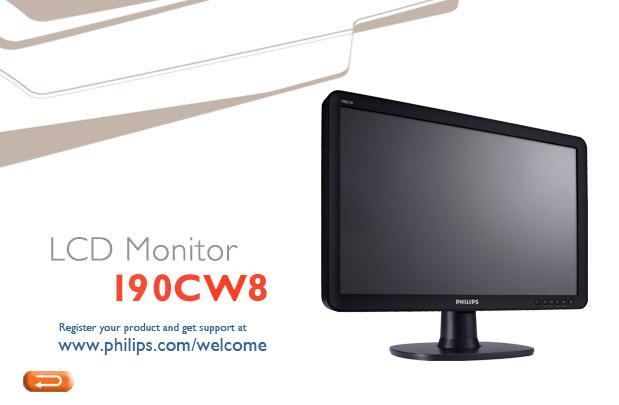 e-manual Philips LCD Monitor Electronic User s Manual file:///h /OEM MODELS/Philips 2007/CD