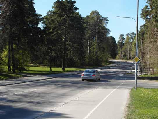 Programförslaget Geografiska delområden Längs Norbyvägen I den norra delen av programområdet kantas Norbyvägen av längsgående lamellhus.