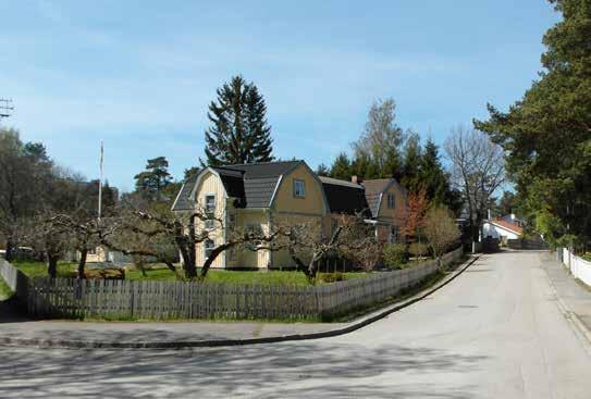 Programförslaget Geografiska delområden Villaområdet I Eriksbergs villaområde, ursprungligen kallat Ekeby egnahem, finns villabebyggelse från 1920-talet och framåt.