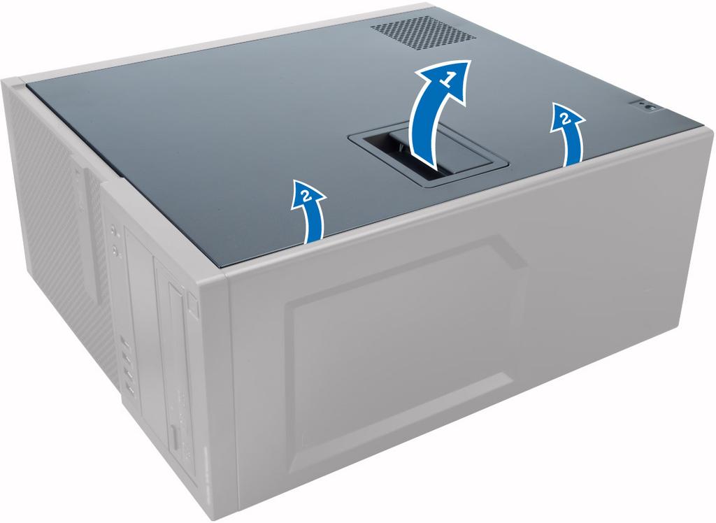 Ta bort och installera komponenter 2 Det här avsnittet ger detaljerad information om hur man tar bort och installerar komponenter i datorn.