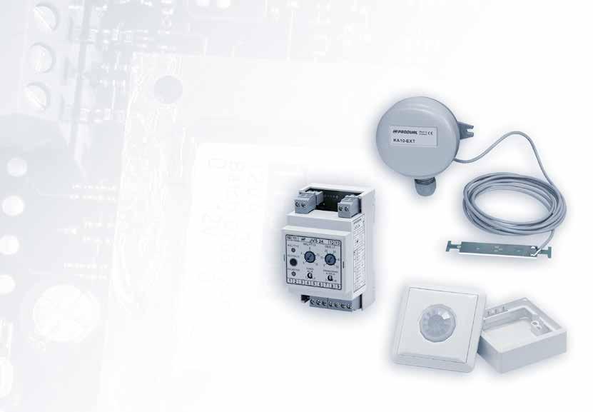 Med dessa komponenter kan du komplettera installationen och säkerställa värmeelement för luftkonditionering, undvika skador vid läckage, spara energi med närvarogivare och schemalägga byte av filter.