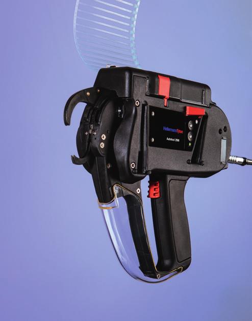 6.1 Monteringsverktyg och tillbehör Automatiskt buntbandssystem Automatisk buntning upp till 20 mm diameter Autotool 2000 Pålitligheten, ergonomin, den enkla hanteringen och flexibiliteten gör
