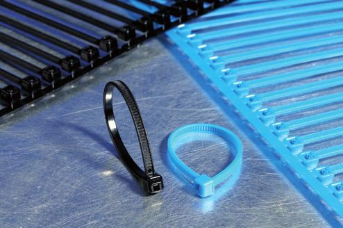 6.1 Monteringsverktyg och tillbehör Automatiskt buntbandssystem Automatisk buntning upp till 20 mm diameter Buntband för Autotool 2000 För buntning och fastsättning av kablar, slangar och rör.