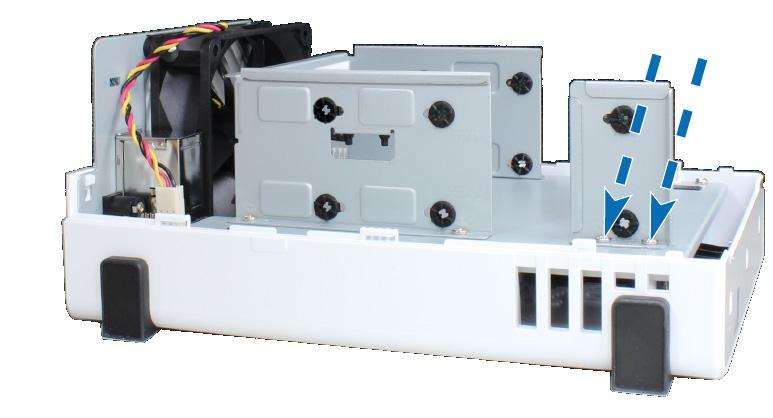 a Placera HDD-fästen på DiskStation och