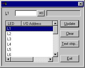 4.3 LEDs Settings in E-Designer The keyboard has 16 LEDs, connected to registers. The value of the registers determines the color and blinking frequency of the LEDs.