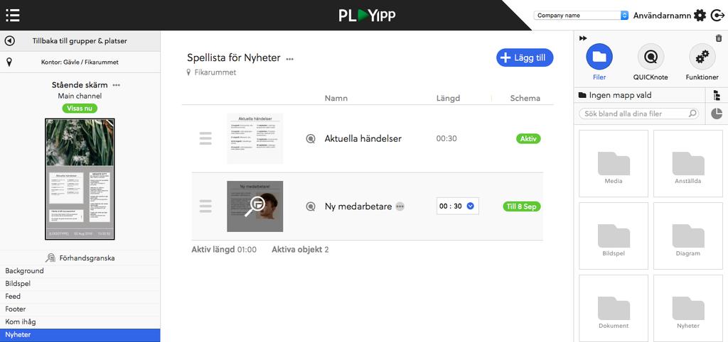 Introduktion Publicering med PLAYipp Manager sker i olika steg via guider som vägleder dig som användare. TIPS: Håll utkik efter Visa mer-ikoner ( ).