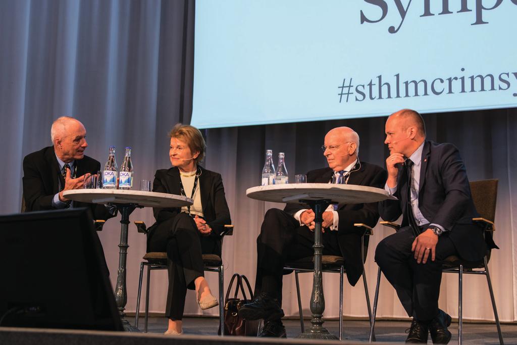 BROTTSFÖREBYGGANDE RÅDET ÅRSREDOVISNING 2017 45 Vinnaren av Stockholmspriset i kriminologi, Richard E.