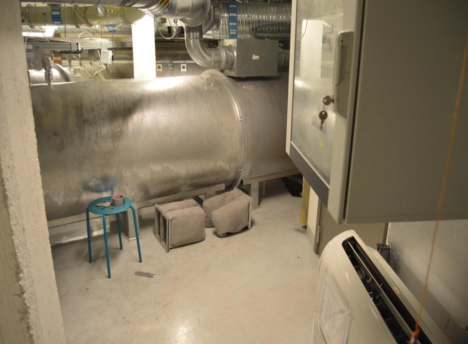 Även hydrauliken till införingsvagnarna kräver extra kyla,
