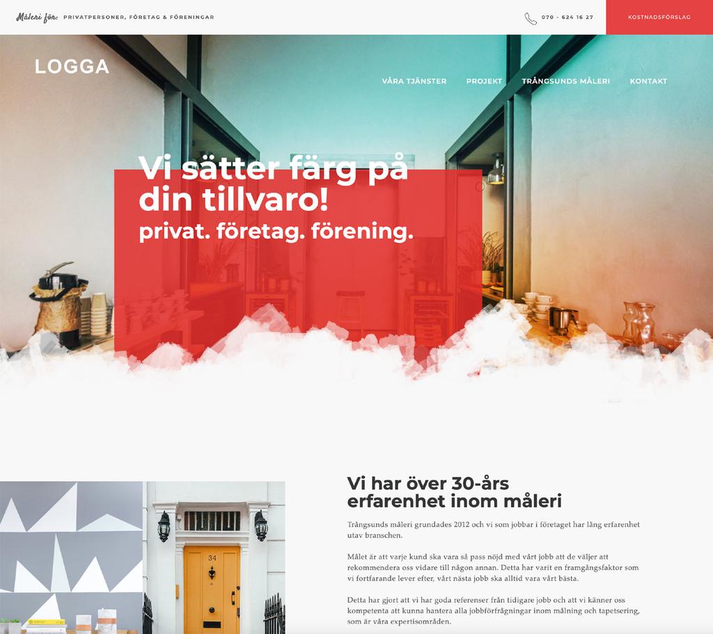 LARCONA WEBSITE Visuellt läcker, överraskande lätthanterlig,