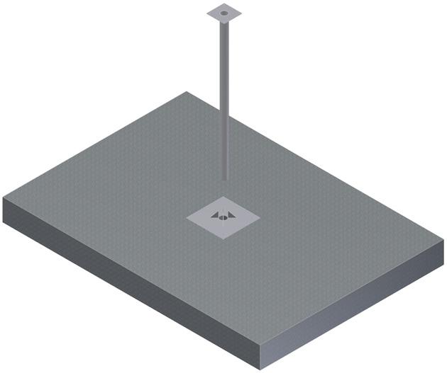 Det rostfria stativröret har diameter 88,9 mm, figur 5. Viktigt!