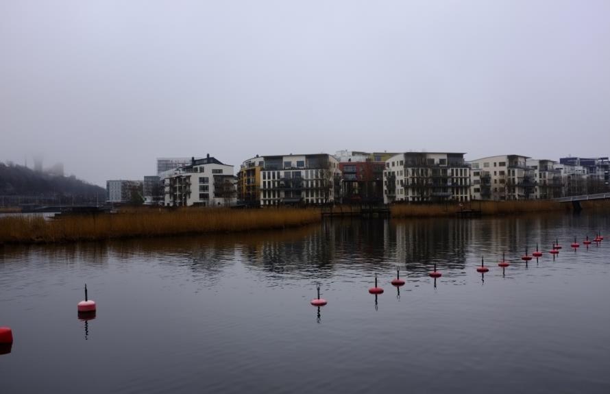 Gränser Vattenrummet Hammarby kanal utgör en gräns som fysiskt separerar de olika stadsdelarna