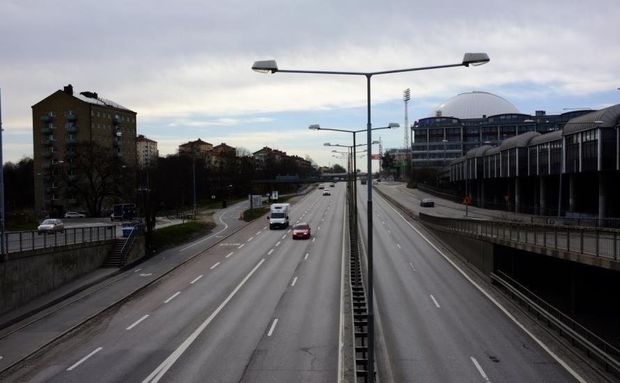 Landskapsrum Inom området finns flera mindre landskapsrum ofta i samband med vägar och infrastruktur.