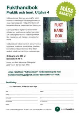 Inomhusklimat-fukttillskott baserat på mätningar Hans Bagge 10:30 Paus med