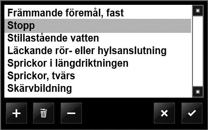 3.8 Användargränssnitt startskärmen LED indikator (1 10) Zoomindikator (1.0 2.0) Kabelmåttenhet (Ft.