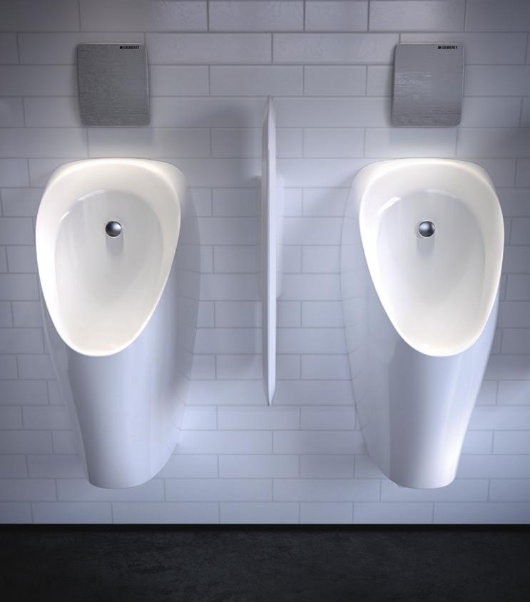 ENKEL RENOVERING Äldre Geberit urinalsystem kan nu enkelt ersättas - med minimal