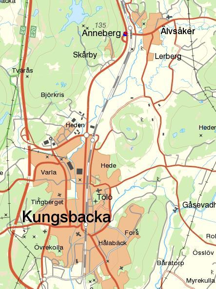 Förslaget skulle resultera i allt för tät och storskalig bebyggelse. Buller- och riskutsatt läge.