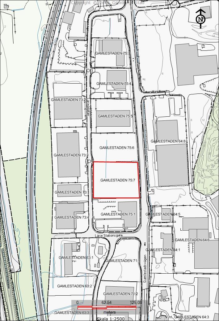 Detaljkarta Bilaga till tjänsteutlåtande till fastighetsnämnden 2017-02-06.