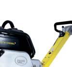 IMPACT 320 / IMPACT 444 " Triple Bull" - Ny! Tung fram & backpadda IMPACT 444 är en tung backgående vibratorplatta med hög packningskapacitet.