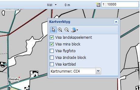 Flytta runt i kartan Du kan se alla delar av Sverige genom att hålla nere vänster musknapp och dra med muspekaren i kartan.