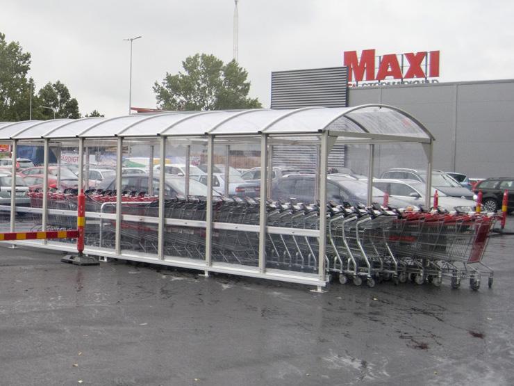 Garagen går att få i olika bredder och