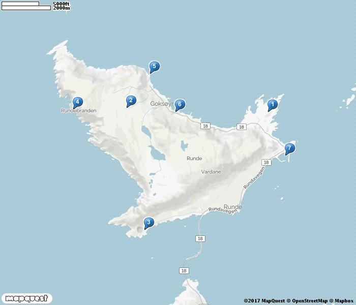 RUNDE 1. Langeneset 2. Goksøyrmyrane, Runde 3. Stenbrottet, Runde S 4.