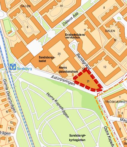 Sida 2 (9) centrumändamål i bottenvåningen. Förslaget möjliggör cirka 105 nya hyreslägenheter cirka 120 kvm lokaler.