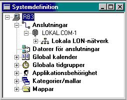 Bewator - 2010 Allmänt om Bewator 2010 13 6 Expandera Lokala LON-nätverk. Så här kan den bild som visas se ut: Anslutna centralenheter (E1) visas.