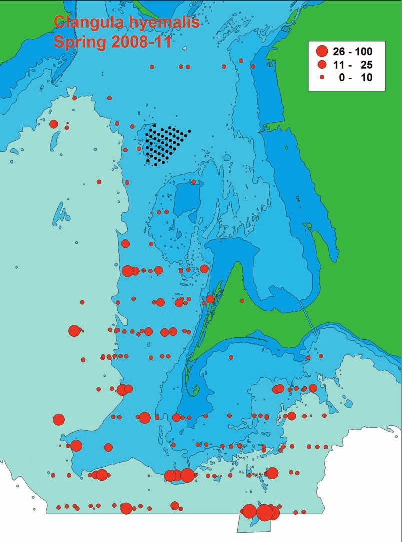 Sammanfattande utbredningskartor vinter