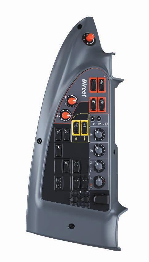 VALTRA ARM-DISPLAY Din traktor har Valtra ARM som styr traktorns funktioner. Mer information finns i instruktionsboken. 1 3 Skärmen har dag- och nattläge.