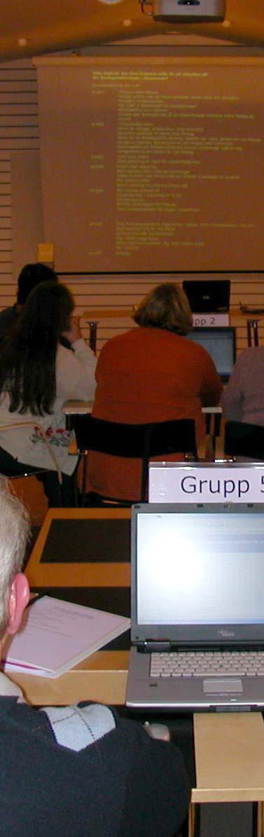 Vara delaktig IT-teknik för diskussioner i storgrupp Demokratisatsning 2006 Integrations-