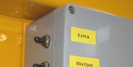 Elvärme Som tillval kan SPRIDER utrustas med elektrisk uppvärmning av bakstam och transportarm.