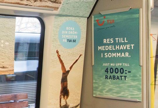 turiststråk från Sergels torg till Waldemars udde på Djurgården.