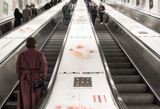 Rituals ville skapa uppmärksamhet och intresse inför lanseringen av en ny hudvårdsserie genom att låta de nya produkterna dominera en tunnelbane station, nära en av