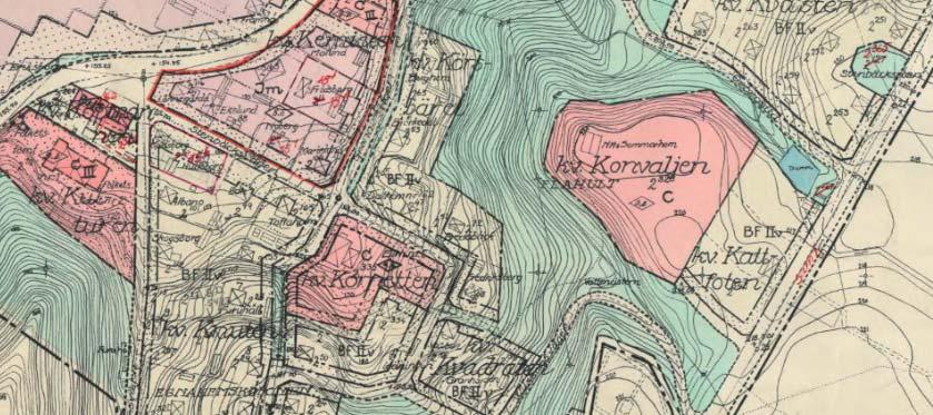 Detaljplaner För det föreslagna området gäller Stadsplan för Mellersta östra delen av Norrahammar Köping, från 1958.