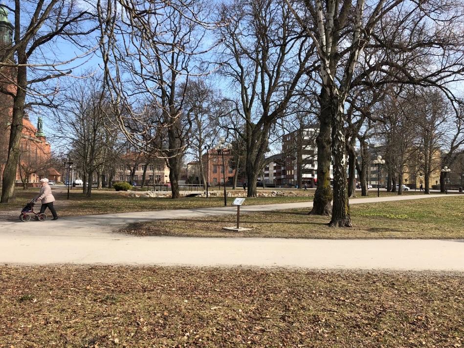 Figur 3 Placering A, taget mot Strandgatan,